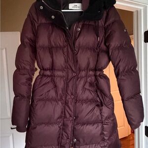 Coach Women's Plum Puffer Coat